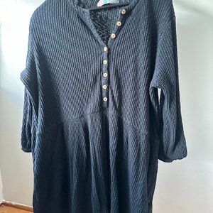 Free people tunic black dress